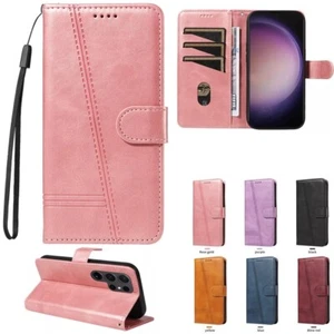 Magnetische Leder Ständer Karte Brieftasche Hülle für Samsung Galaxy S25 S24 S23 S22 S21S7 - Bild 1 von 78