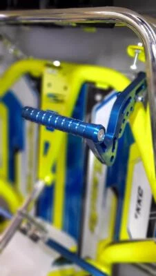 Go-Kart Aluminium Cadet Gas-/Bremspedal Blau Auktion Karting - Bild 1 von 3