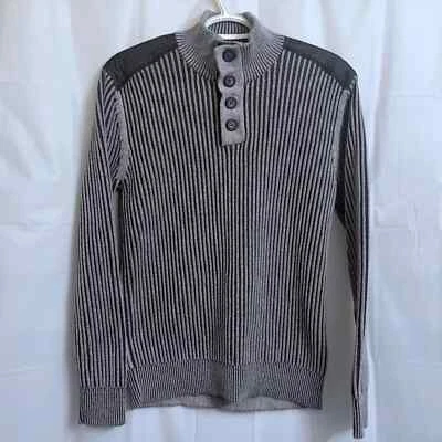 Suéter Acanalado Henley INC International Concepts Para Hombre Grande L Azul Foto 1 de 4