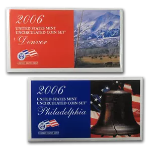 2006 US Mint Uncirculated Coin Set Denver & Philadelphia Mints - Picture 1 of 3