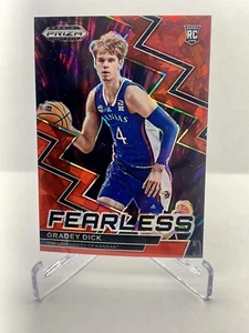 Selecciones de draft Panini Prizm 2023 #7 Gradey Dick Fearless Red Ice - Imagen 1 de 2