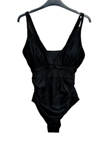 Women's Sexy Mesh Cut-Out One-Piece Swimsuit – Bandage High-Cut Monokini Size M - Picture 1 of 13