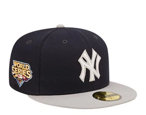 New Era New York Yankees Letterman 59FIFTY Passkappe 60296432 - marineblau/grau - Bild 1 von 14