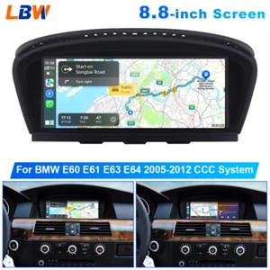 Stereo Radio Wifi 8.8'' Car Screen Linux For BMW E60 E61 E63 E64 2005-2012 CCC - Picture 1 of 12