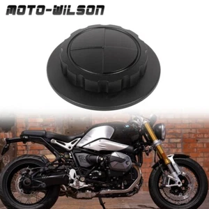 Retro Gear Type Fuel Tank Cap Top Cover Oil Fill Cover Black For BMW NINET - Picture 1 of 9