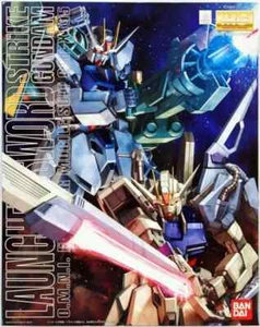 -=] BANDAI - MG 1/100 LAUNCHER SWORD STRIKE GUNDAM Model Kit [=- - Imagen 1 de 1