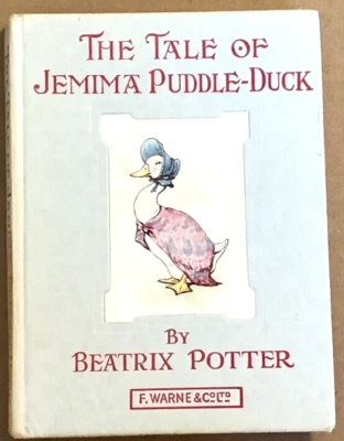 VG Vintage HC 1950s Edition Beatrix Potter Tale Jemima Puddle-Duck Foto 1 de 4