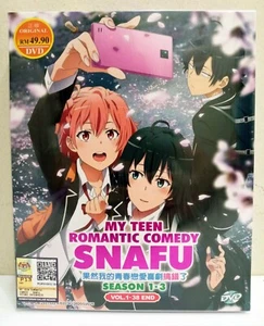 DVD My Teen Romantic Comedy Snafu Sea 1-3 Vol.1-38END English Dubbed All Region - Picture 1 of 8