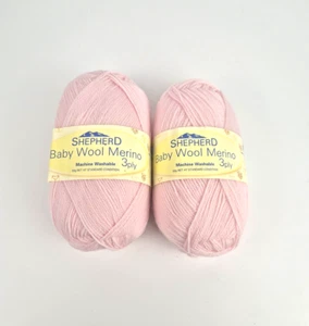 Shepard Soft Pink Baby 100% Pure New Merino Wool 3ply Australia 2 Balls New - Picture 1 of 17