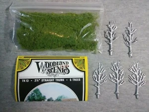 Woodland Scenics 2 1/2" Straight Truck Trees (5) TK13 ~ TS - Picture 1 of 5
