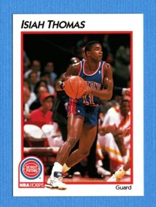 1991-92 NBA Hoops McDonald's #13 Isiah Thomas Pistons - Picture 1 of 1