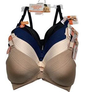 Warner's Bra Wirefree Front Closure Plunge Comfort Flexible Smoothing RM0501A - Picture 1 of 96