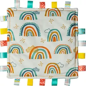 Taggies Original Decke, 30 x 30 Zentimeter, Regenbogen Design *NEU* - Bild 1 von 2