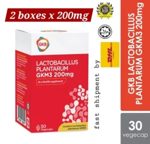 GKB Lactobacillus Plantarum GKM3 2 cajas x 200 mg años 30 | Perder grasa abdominal - DHL Exp - Imagen 1 de 7