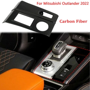 1x ABS Carbon Fiber Pattern Gear Shift Panel Trim or Mitsubishi Outlander 2022+ - Picture 1 of 6