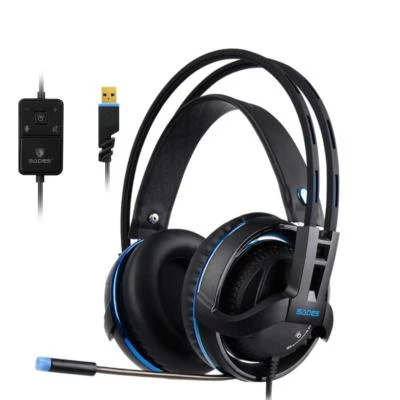 SADES Diablo Realtek gaming audio Headset USB Connection Windows 7, 8,  & 10 PC - Image 1 of 4