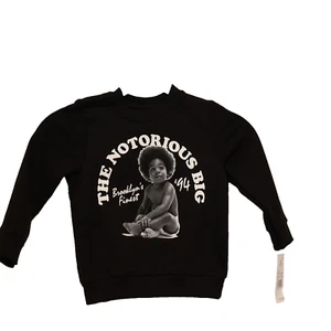 NOTORIOUS BIG Brooklyn's Finest '94 Pullover SWEATSHIRT Baby 3T Biggie B.I.G. - Picture 1 of 7