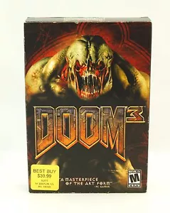 Doom 3 (PC, 2004) increíble juego de computadora original vintage - Imagen 1 de 5
