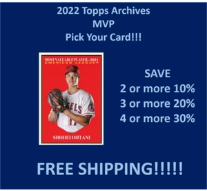 2022 Topps Archives MVP #316-330 You Pick Complete your set SPECIAL!!!! - Bild 1 von 15