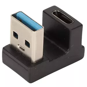 USB 3.0 A Male to USB 3.1 C Female U Shape Angle Adapter OTG 5Gbps Converter - Picture 1 of 9