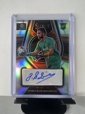 2022-23 Panini Select La Liga GIORGI MAMARDASHVILI Rookie Auto Silver Prizm