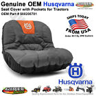 Husqvarna Seat Cover w/ Gear Pockets for Tractor Seats 15" / 588208701 531308228