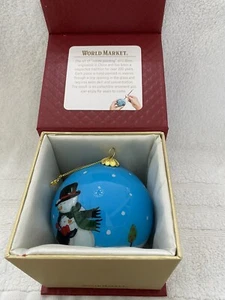 Navidad Vacaciones Mercado Mundial Li Bien Vidrio Adorno Santa 2021 Con Caja - Imagen 1 de 6