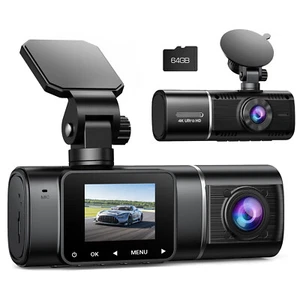 TOGUARD 4K 1080P Dash Cam Front Cabin Car Camera Dashboard Camera Parking Mode - Picture 1 of 7