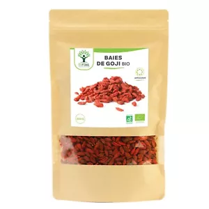Baies de Goji bio - Fruit Sec Riche en Vitamines - Energie - Antioxydant - 300 g - Bild 1 von 11