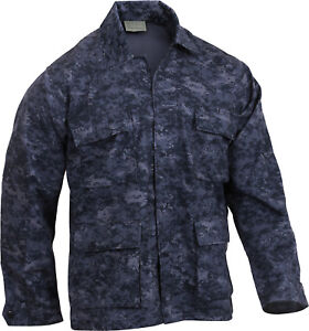Rothco Military BDU Shirt Tactical Uniform Camouflage Army Coat Fatigue Jacket