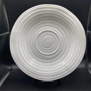 Portmeirion Plates Sophie Conran White 8.5” Salad Plate Set of 6 Swirl - Picture 1 of 11