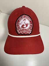 Goorin Bros. Life of Leisure Land & Sea Mermaid Trucker Hat Cap Red Adjustable 