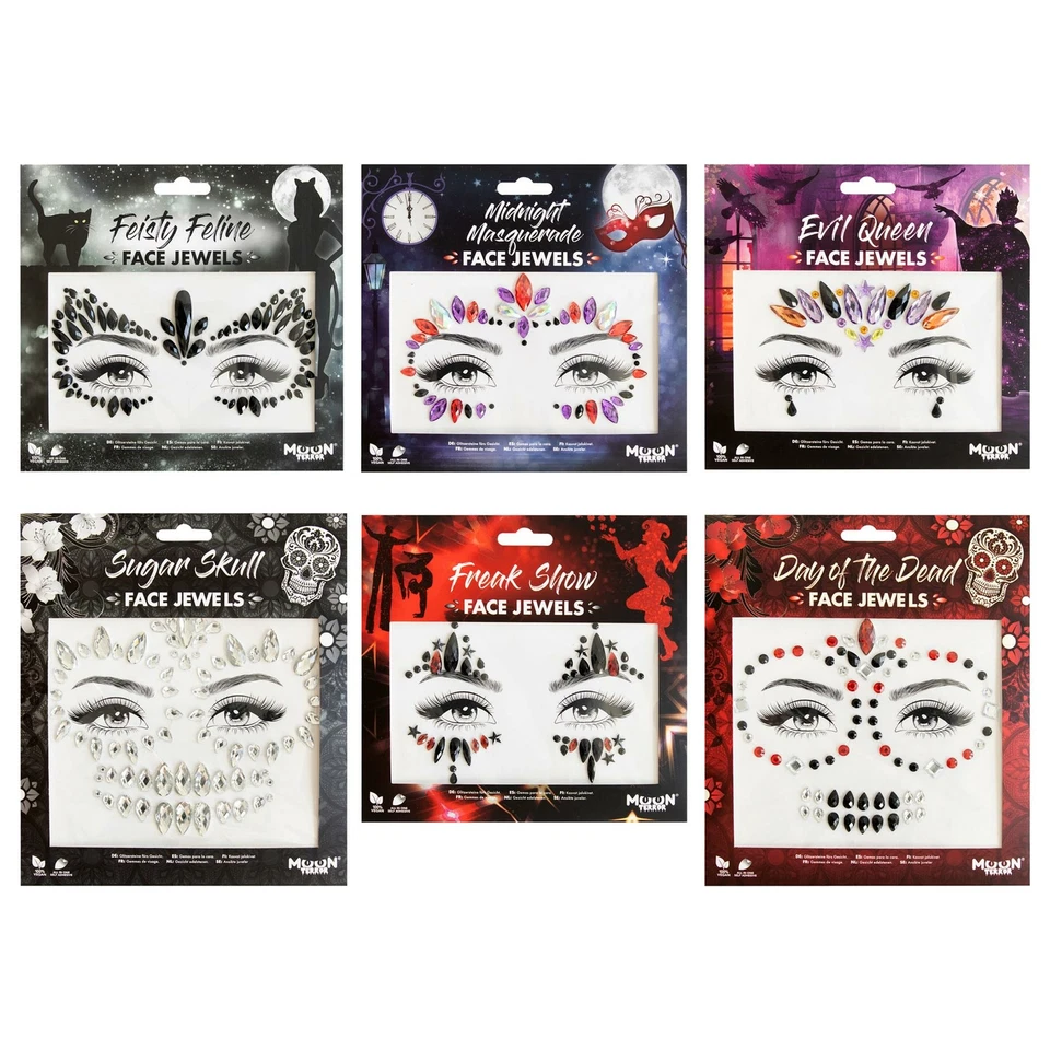 Face Jewels by Moon Terror - Festival Face Body Gems, Crystal Make up Stickers - Image 1 of 1