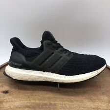 Adidas Womens Ultra Boost 3.0 S80682 Black Running Shoes Lace Up Low Top Size 8
