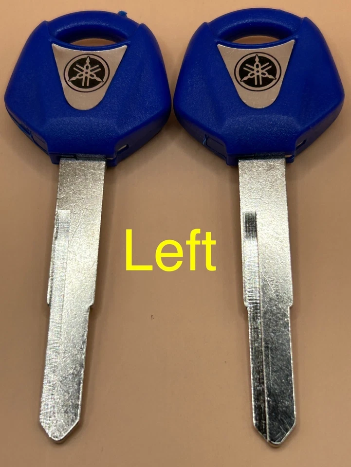 2 Keys Yamaha YZF R1 R6 MT FZ XJR XMAX NMAX XJ Blanks Blade Motorcycle Uncut Key - Image 1 of 1