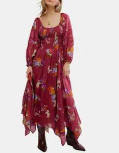 NEW Free People Morning Glory Floral Maxi Dress Size XL - Picture 1 of 5