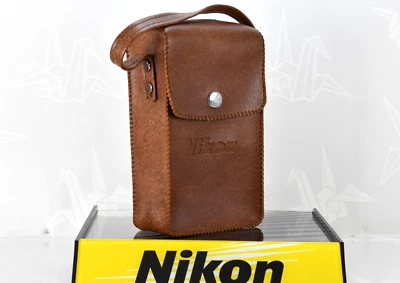 🌸[COMO NUEVO] Estuche Flash de Cuero Marrón Suave Nikon SS-7 para SB-7 SB-8 SB-9 SB-10 JAPÓN Foto 1 de 4