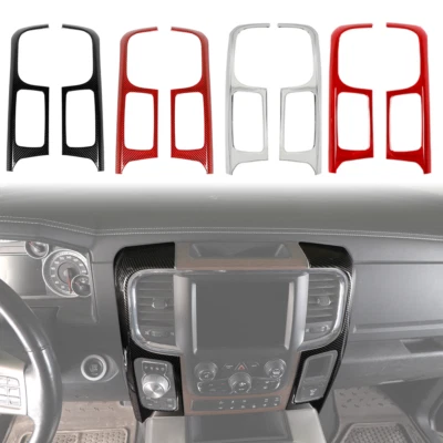 Dashboard Center Console Navigation Panel Trim Cover For Dodge RAM 1500 2012-17 - Imagem 1 de 4