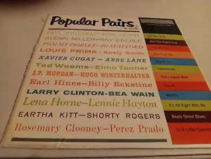 Popular Pairs In Music, MILLER, DORCY, CR-156, 33 RPM (LP) - Picture 1 of 2