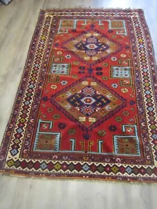 hand made kazak darbent rug vintage - Picture 1 of 10