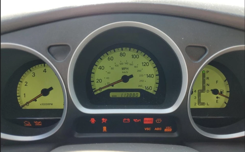 2001-2005 GS430 OE medidor de velocidade cluster 113K milhas Lexus - Imagem 1 de 4