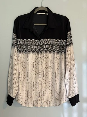 TOP MUJER LC LAUREN CONRAD. TALLA: XL MANGA LARGA CUELLO ABOTONADO Foto 1 de 4
