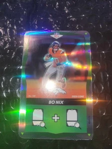 Núcleo de lámina verde NFL Uno Elite 2025 #138 Bo Nix Broncos - Imagen 1 de 2