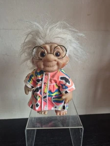Muñeca Dam Troll Vintage l984 Grandma Bubby Zeyda - 8" Dam Troll (T6) - Imagen 1 de 12