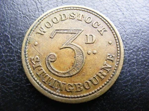 T255a Kent Woodstock Sittingbourne May & Vinson Hop Token 3d - Picture 1 of 2