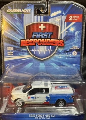 GREENLIGHT 2020 Ford F-150 XLT AMR Safety Team (1:64) - Image 1 of 3