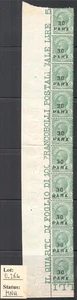 O_264. TERRITORIOS OCUPADOS. Tira (10) 30 PAR/5 céntimos. 1922 LA CANEA. Sas 48. MNH - Imagen 1 de 1