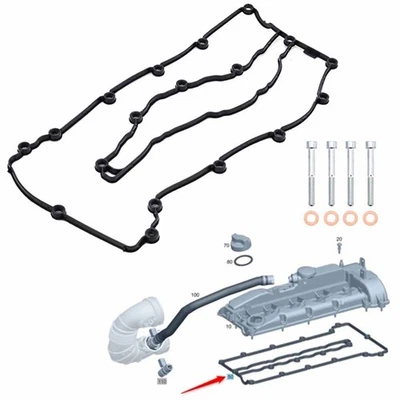 Junta de tapa de válvula para MERCEDES CDI OM651 tornillo junta soporte de boquilla DHL - Imagen 1 de 4