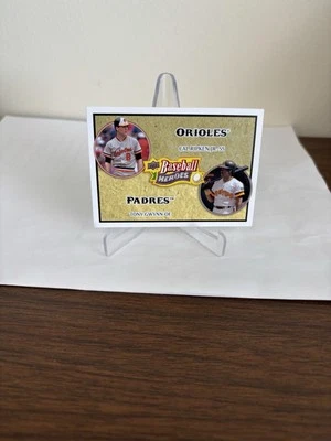 2008 Upper Deck Baseball Heroes Cal Ripken Jr./Tony Gwynn #180 Orioles NM - Image 1 of 4