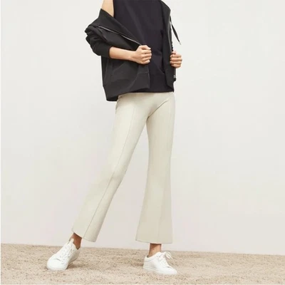 NWT MM LaFleur Shiloh 1.0 Ponte Washable Pant in Pearl Cream White Sz 14 - Image 1 of 4